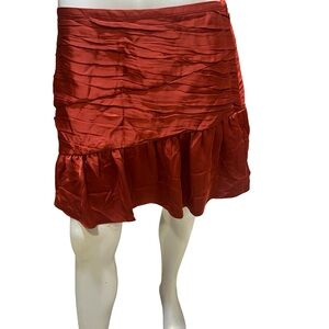 Ramy Brook Vibrant Red Mini Skirt